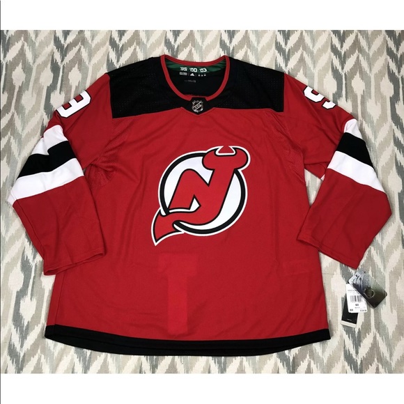 Adidas New Jersey Devils HALL #9 Mens Authentic PRO NHL Hockey Jersey Size S 42 - Picture 5 of 14